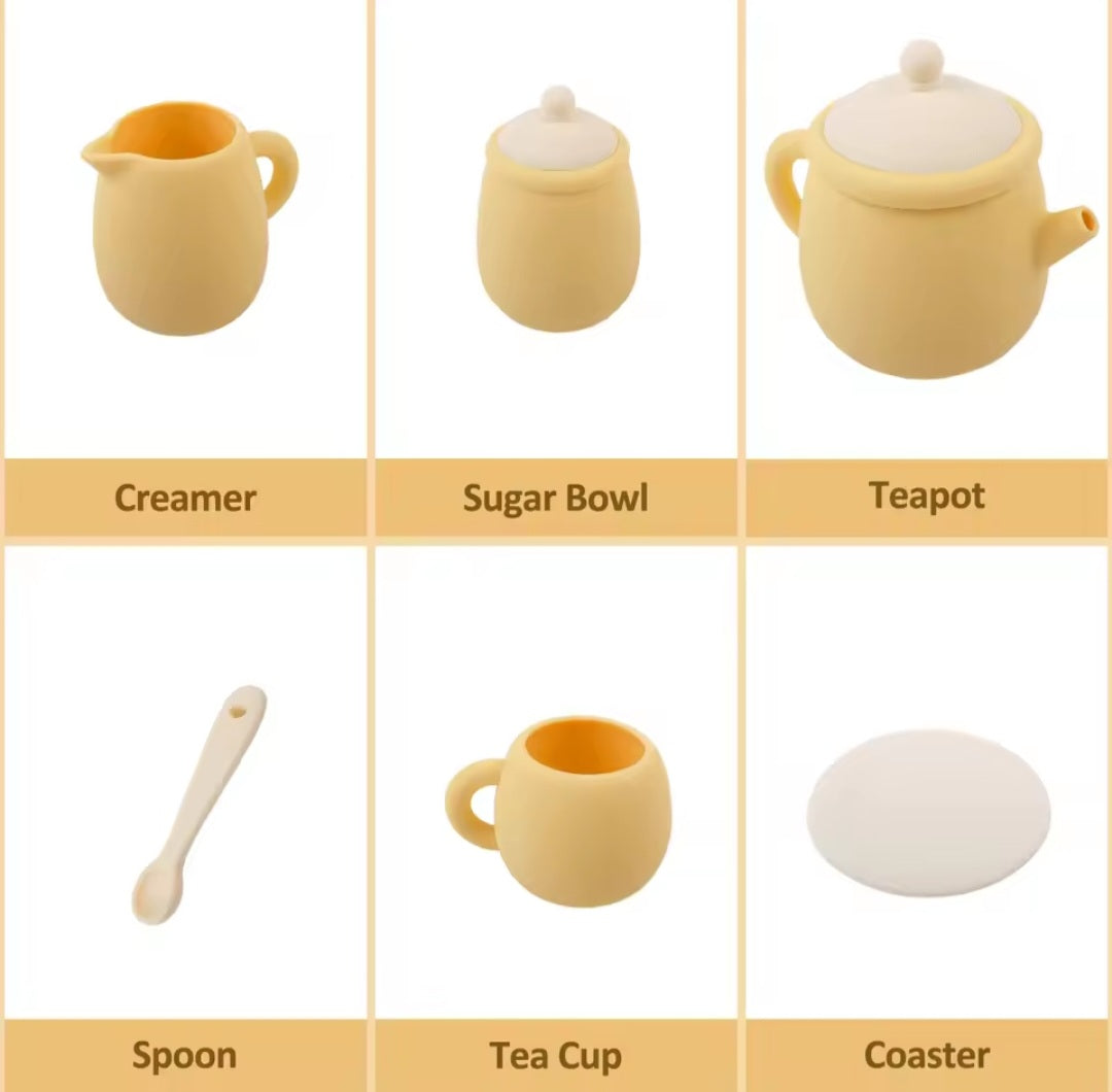 Silicone Tea Party Set - green