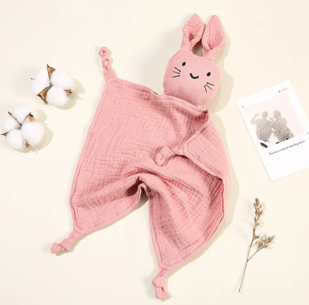 Bunny Comforter - pink rose