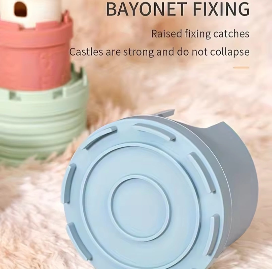 Silicone Stacking Castle