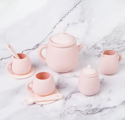 Silicone Tea Party Set - pink