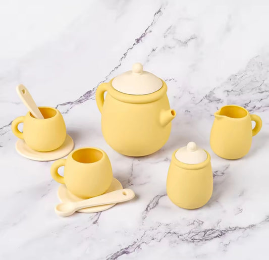 Silicone Tea Party Set - yellow
