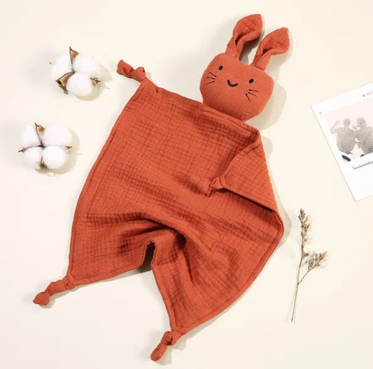 Bunny Comforter - rust