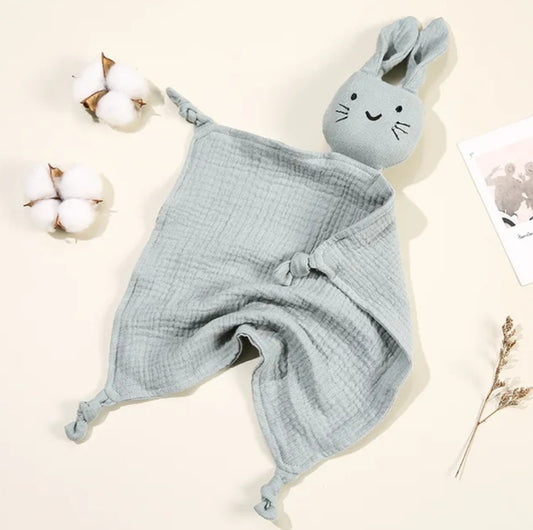 Bunny Comforter - grey blue