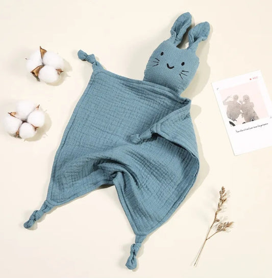 Bunny comforter - petrol blue