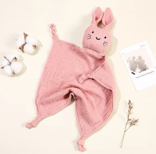Bunny Comforter - pink rose
